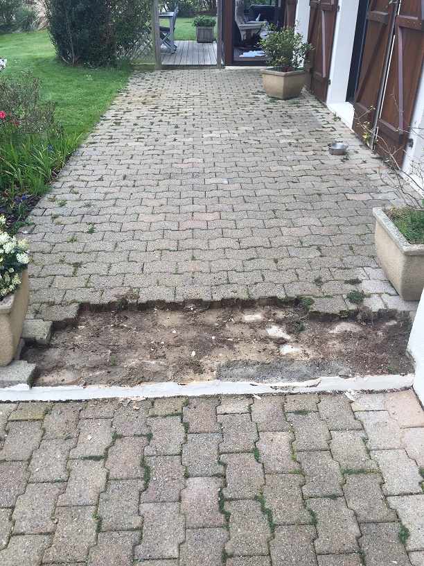 Renovation terrasse AVANT